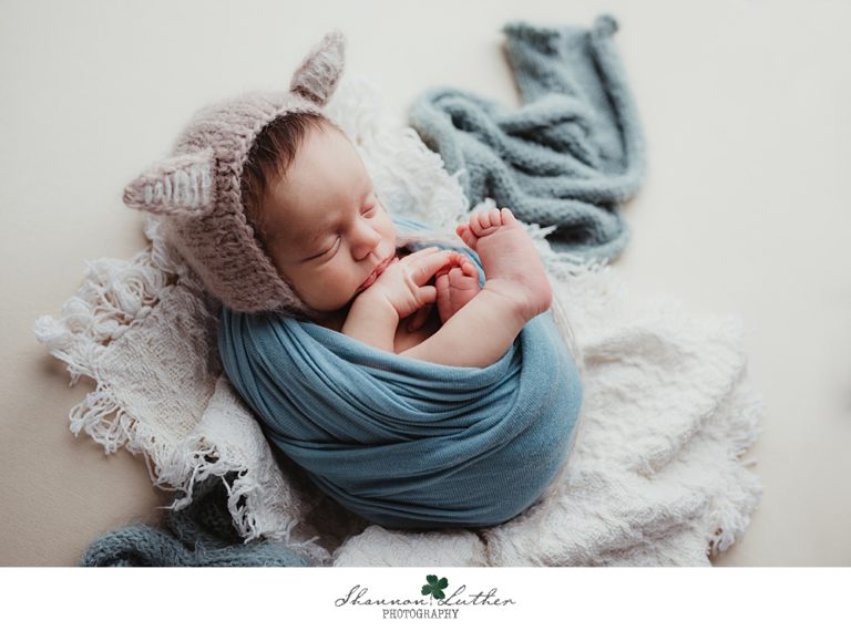 Calhoun Louisiana Newborn Portrait Photographer | Blaze Newborn Studio Portrait Session