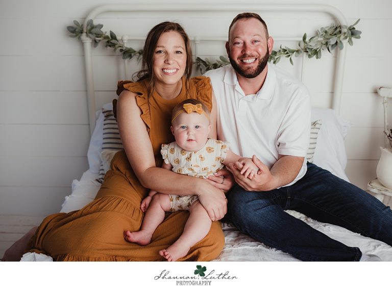 West Monroe Louisiana Infant Portrait Photographer | Connelly 9 Month Milestone Studio Portrait Session