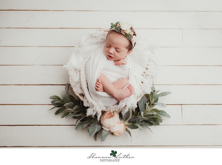 Monroe Louisiana Newborn Portrait Photographer | Cecilia Newborn Studio Portrait Session