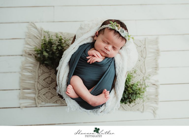 West Monroe Louisiana Newborn Portrait Photographer | Oaklynn Newborn Studio Portrait Session