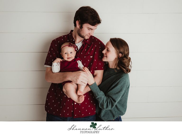 Monroe Louisiana Infant Portrait Photographer | Juliet 6 Month Milestone Studio Portrait Session