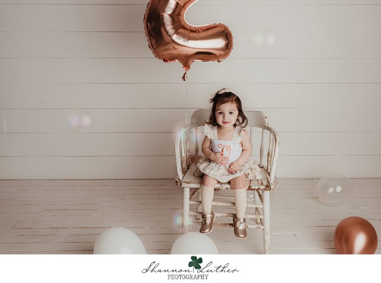 Monroe Louisiana Children’s Portrait Photographer | Vada 2 Years Studio Portrait Session