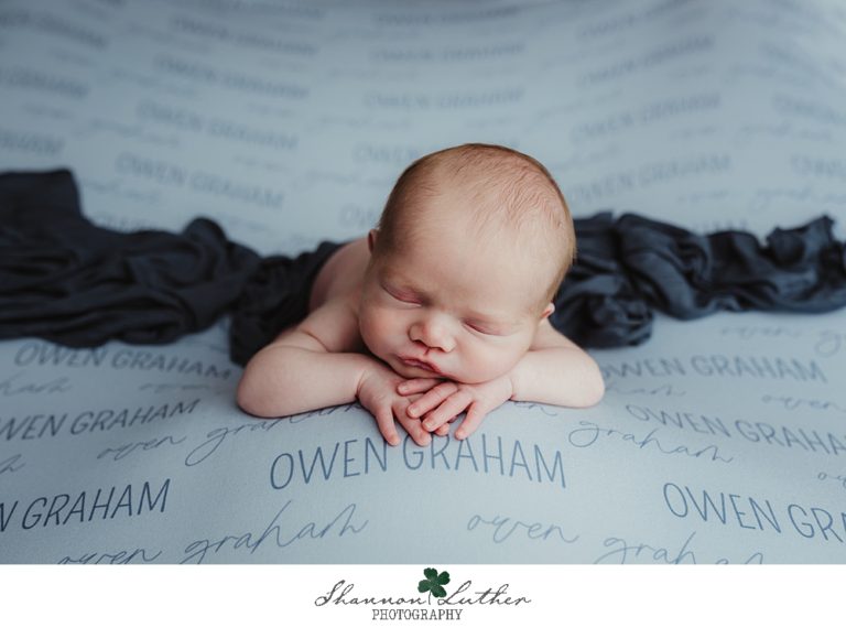 Monroe Louisiana Newborn Portrait Photographer | Owen Newborn Studio Portrait Session