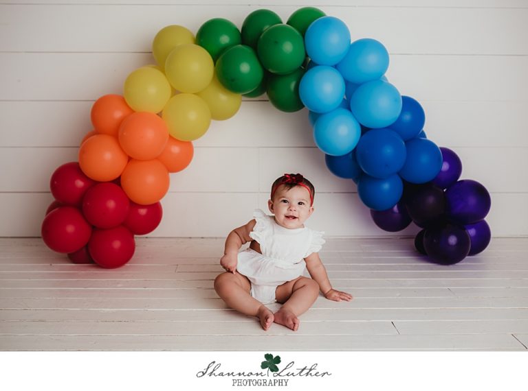 Calhoun Louisiana Infant Portrait Photographer | Meadow 9 Month Milestone Studio Portrait Mini-Session