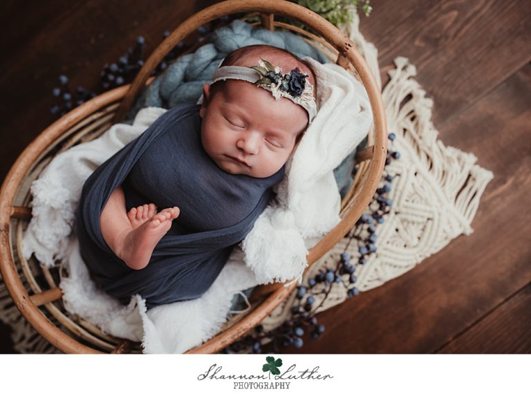 Bastrop Louisiana Newborn Portrait Photographer | Avery Newborn Studio Portrait Session