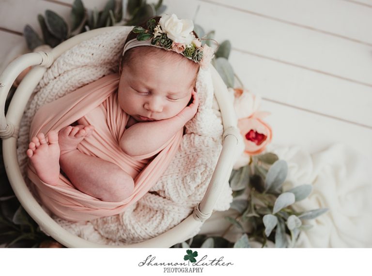 Sterlington Louisiana Newborn Portrait Photographer | Adaline Newborn Studio Portrait Mini-Session