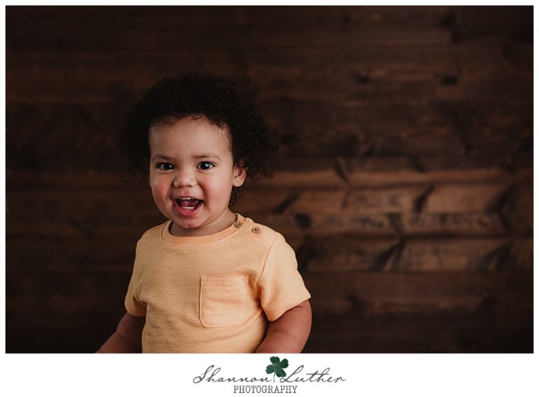 Jonesboro Louisiana Infant Portrait Photographer | Asher Ki 1 Year Studio Milestone Mini-Session