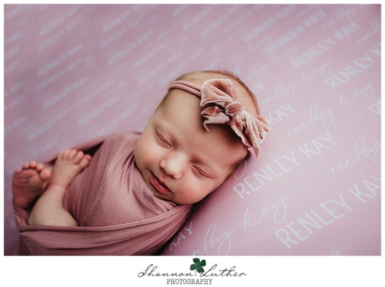 Farmerville Louisiana Newborn Portrait Photographer | Renley Newborn Studio Portrait Mini-Session