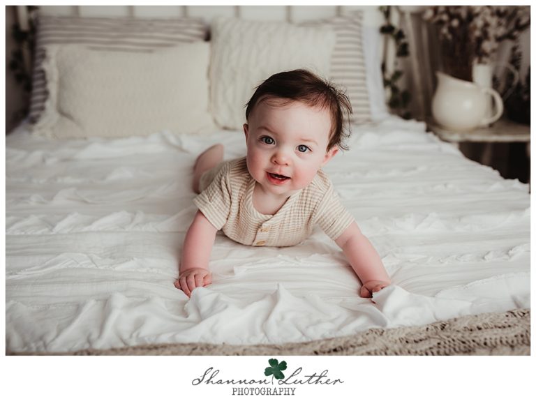West Monroe Louisiana Infant Portrait Photographer | Beau 6 Months Studio Portrait Session