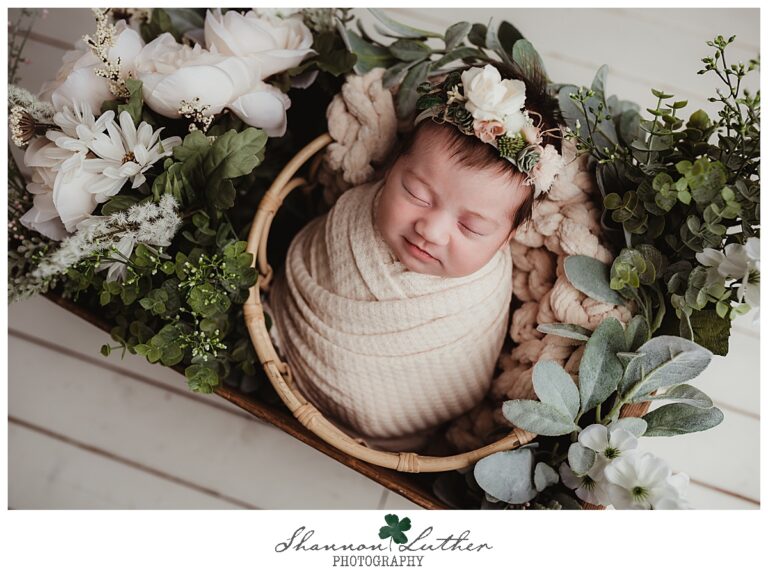 Ruston Louisiana Newborn Portrait Photographer | Nora Newborn Studio Portrait Mini-Session