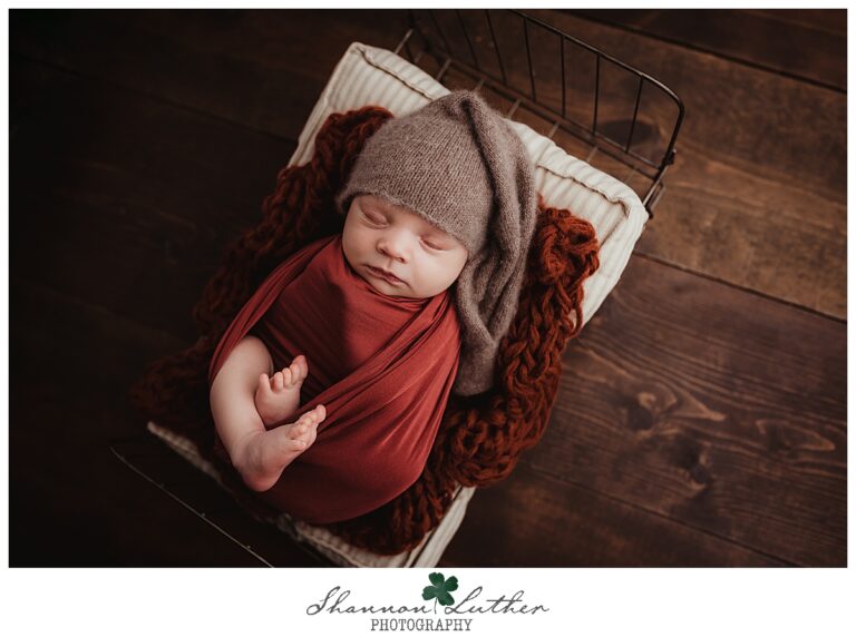 Bastrop Louisiana Newborn Portrait Photographer | Asher Newborn Studio Portrait Session