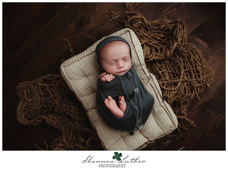 Monroe Louisiana Newborn Portrait Photographer | Owen Newborn Studio Portrait Session