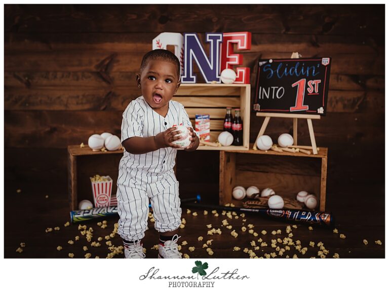 Monroe Louisiana Infant Portrait Photographer | Xavier Jr 12 Month Milestone Portrait Session