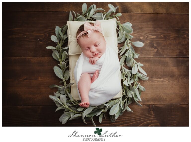 Oak Grove Louisiana Newborn Portrait Photographer | Collins Newborn Studio Portrait Session