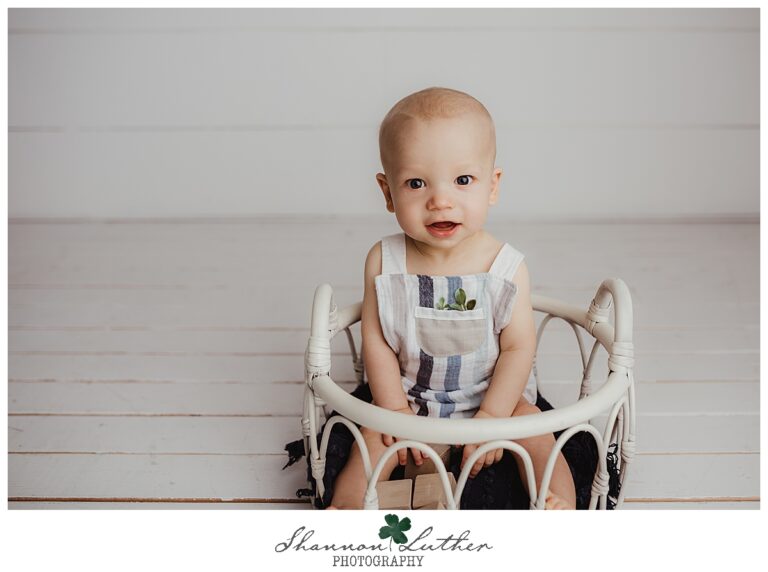 Collinston Louisiana Infant Portrait Photographer | Colton Sitter Studio Portrait Session
