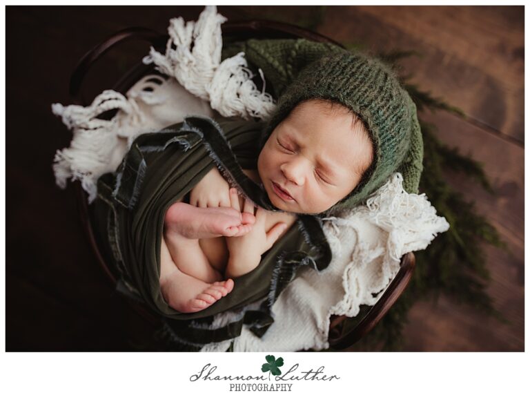 Monroe Louisiana Newborn Portrait Photographer | Cohen Newborn Studio Portrait Session