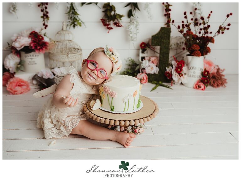 West Monroe Louisiana Infant Portrait Photographer | Olivia 12 Month Milestone Portrait Session