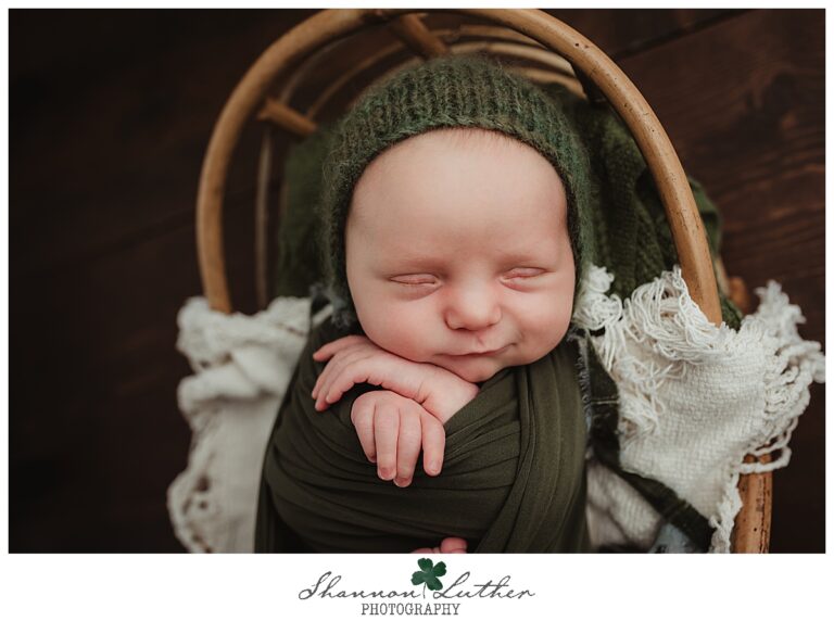 Monroe Louisiana Newborn Portrait Photographer | Bryce Newborn Studio Portrait Mini-Session