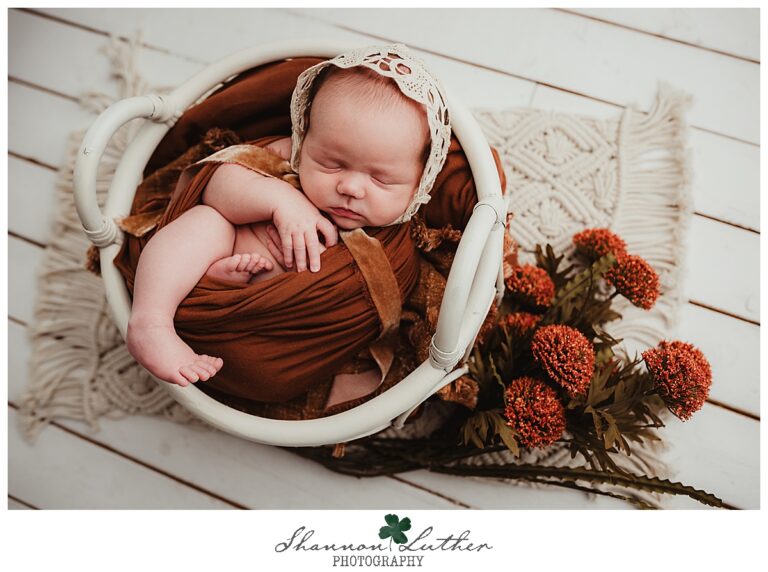 Delhi Louisiana Newborn Portrait Photographer | Cora Newborn Studio Portrait Session
