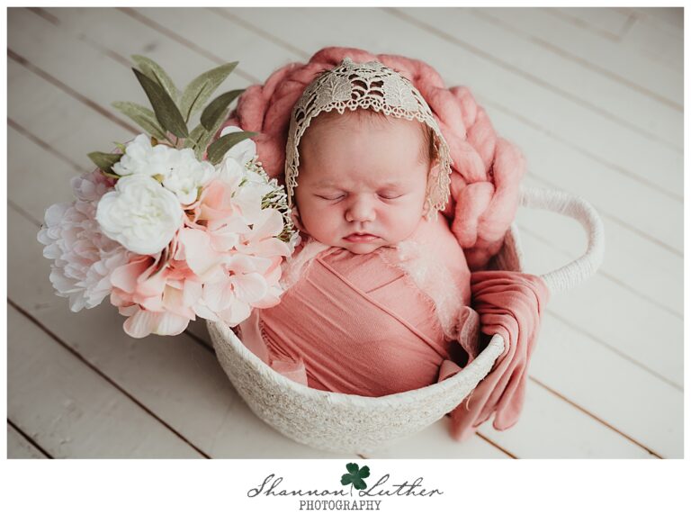 Rayville Louisiana Newborn Portrait Photographer | Clara Newborn Studio Portrait Session