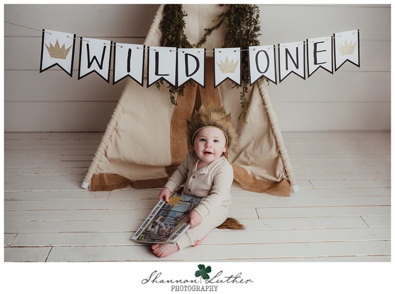 West Monroe Louisiana Infant Portrait Photographer | Rhett 12 Months Studio Portrait Session