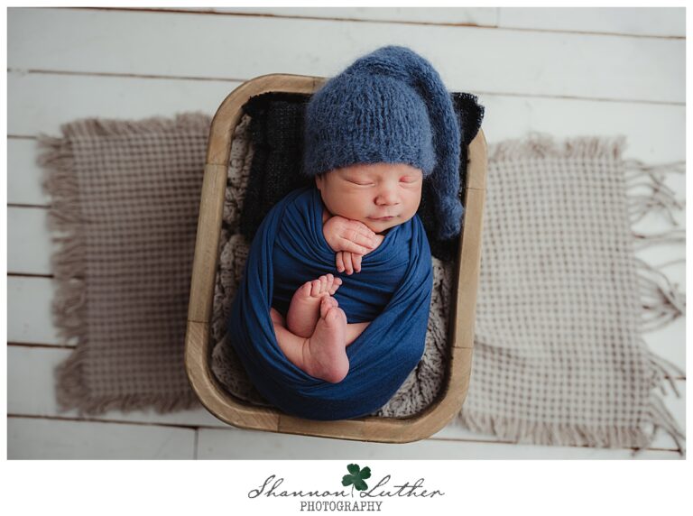 Monroe Louisiana Newborn Portrait Photographer | Davis Newborn Studio Portrait Session