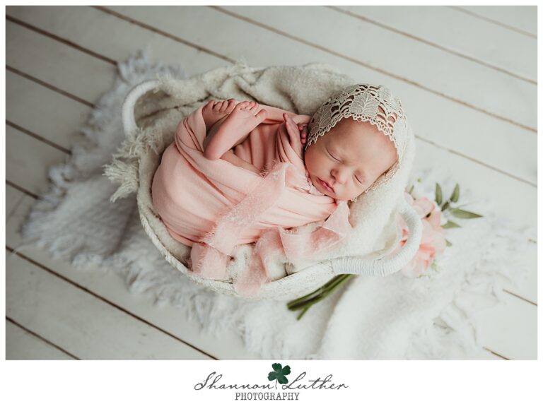 Monroe Louisiana Newborn Portrait Photographer | Emmy Newborn Studio Portrait Session