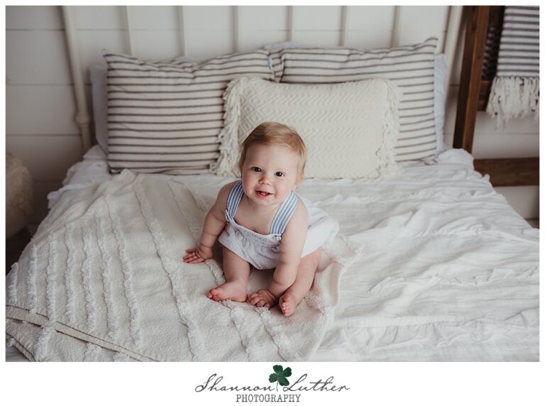 Sterlington Louisiana Infant Portrait Photographer | Eli 12 Months Studio Portrait Session