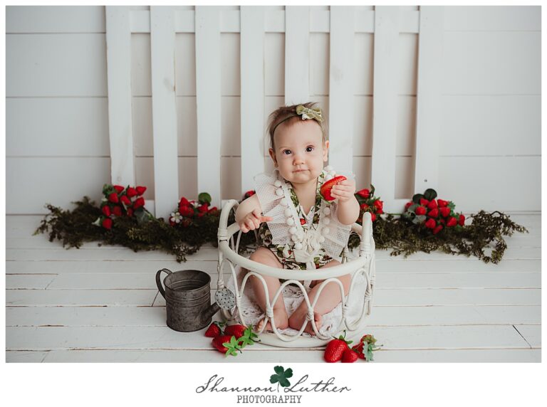 Monroe Louisiana Infant Portrait Photographer | Lucy 9 Months Studio Portrait Mini-Session
