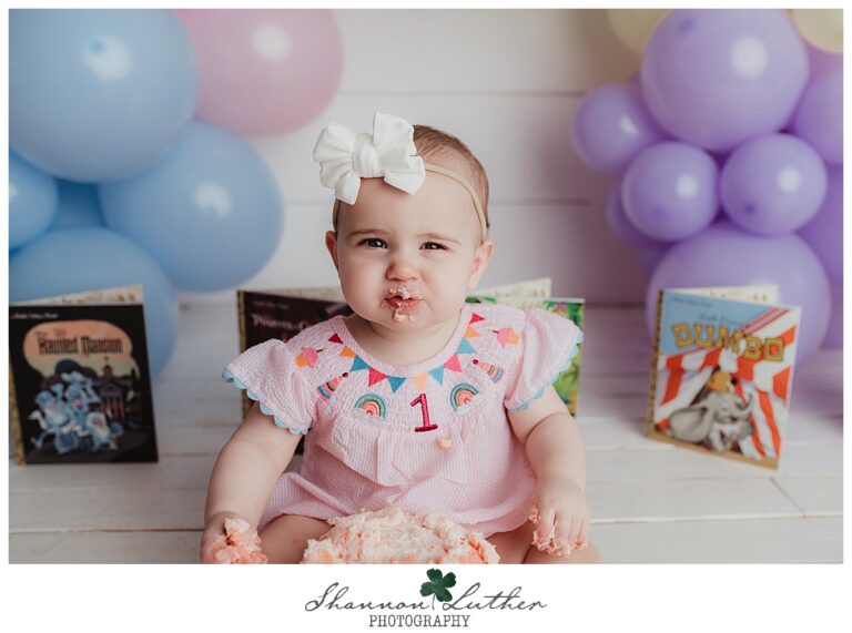 Monroe Louisiana Infant Portrait Photographer | Aurora 12 Months Studio Portrait Session