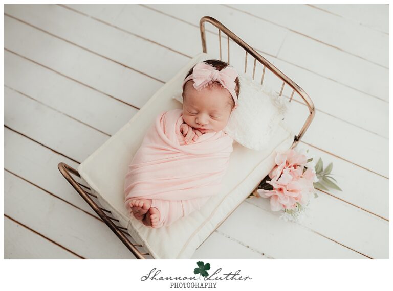 Monroe Louisiana Newborn Portrait Photographer | Amelia Newborn Studio Portrait Session