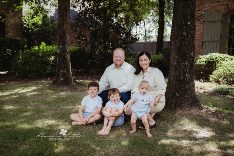 Monroe Louisiana Family Portrait Photographer | Bland Family Lifestyle Portrait Session Sneak Peek