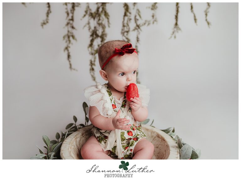 West Monroe Louisiana Infant Portrait Photographer | Lillian 9 Months Studio Portrait Mini-Session