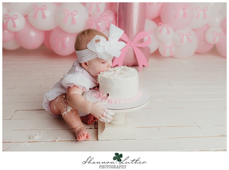 Monroe Louisiana Infant Portrait Photographer | Rylee 12 Months Studio Portrait Session