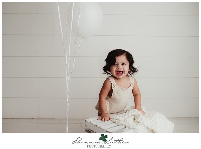 Monroe Louisiana Infant Portrait Photographer | Kanav 12 Months Studio Portrait Mini-Session
