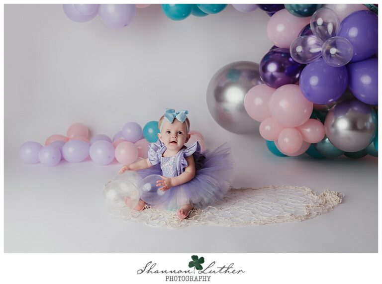West Monroe Louisiana Infant Portrait Photographer | Lillian 12 Months Studio Portrait Mini-Session