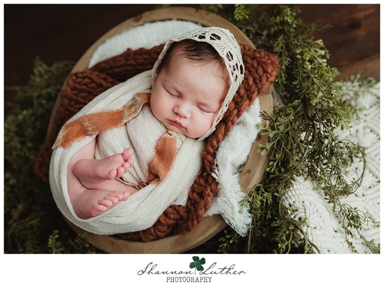 Monroe Louisiana Newborn Portrait Photographer | Carter Newborn Studio Portrait Session