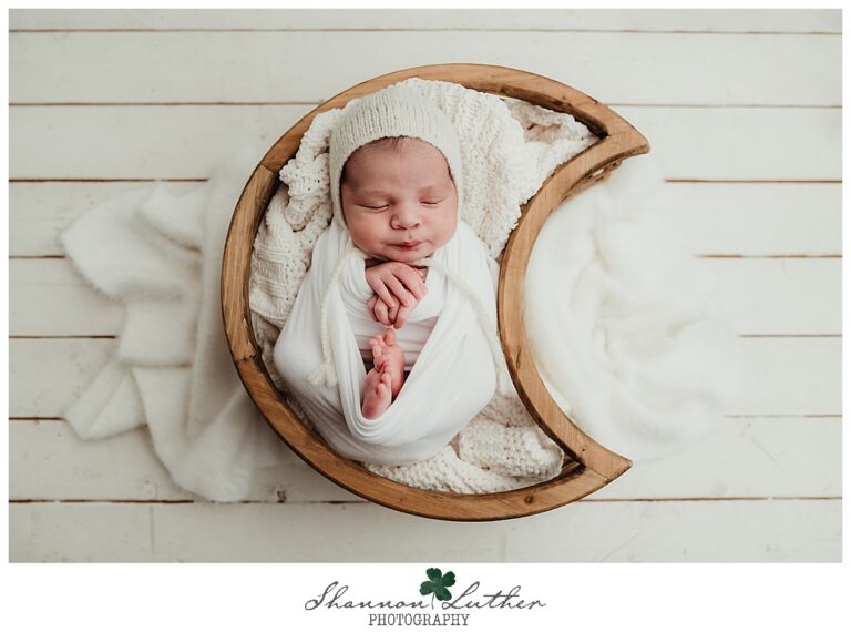 West Monroe Louisiana Newborn Portrait Photographer | Luis Newborn Studio Portrait Session