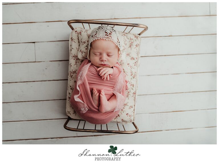 West Monroe Louisiana Newborn Portrait Photographer | Juliette Newborn Studio Portrait Session