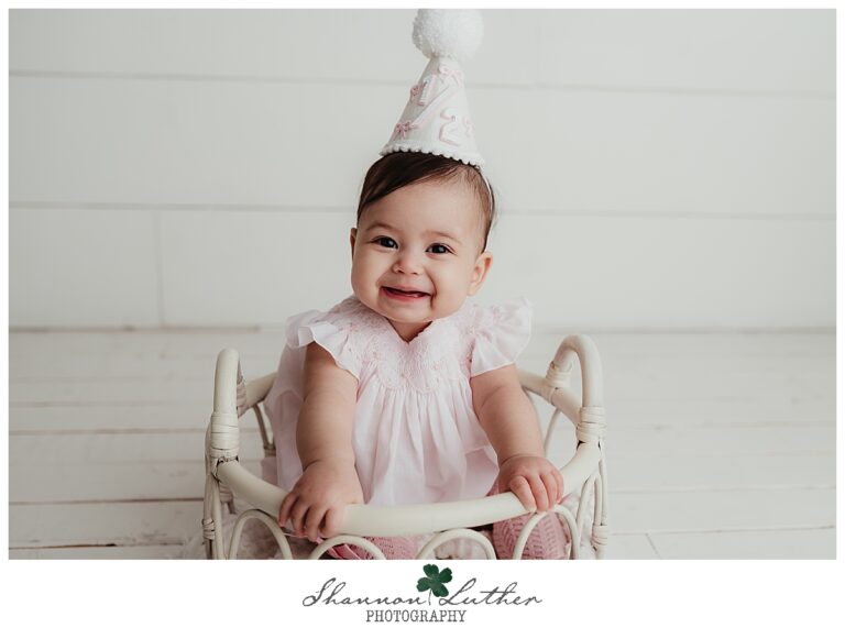West Monroe Louisiana Infant Portrait Photographer | Alessi 6 Months Studio Portrait Session