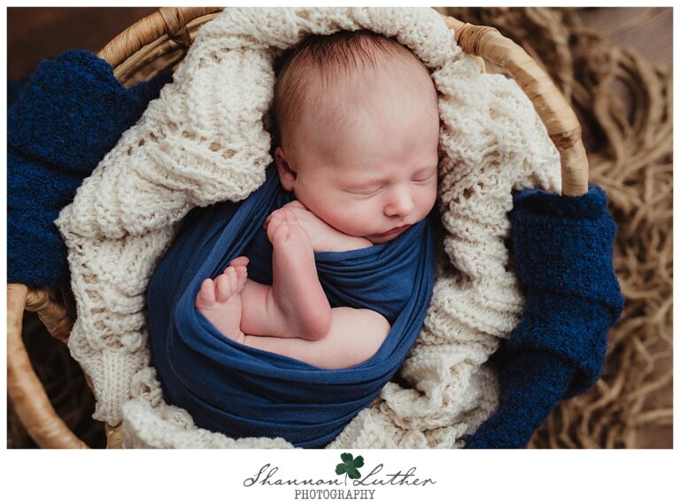 Oak Grove Louisiana Newborn Portrait Photographer | Spencer Newborn Studio Portrait Session