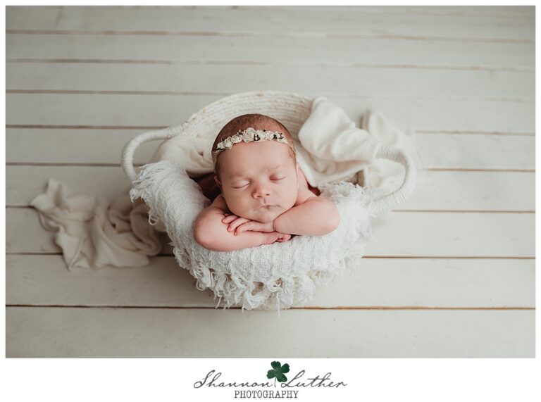 Rayville Louisiana Newborn Portrait Photographer | Nayvie Newborn Studio Portrait Session