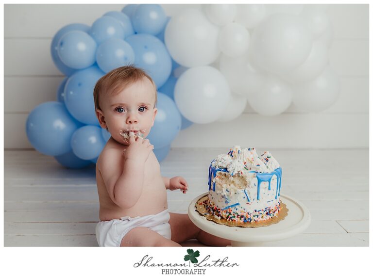 Monroe Louisiana Infant Portrait Photographer | Ellison 12 Months Studio Portrait Session