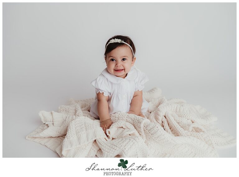West Monroe Louisiana Infant Portrait Photographer | Alessi 9 Months Studio Portrait Session