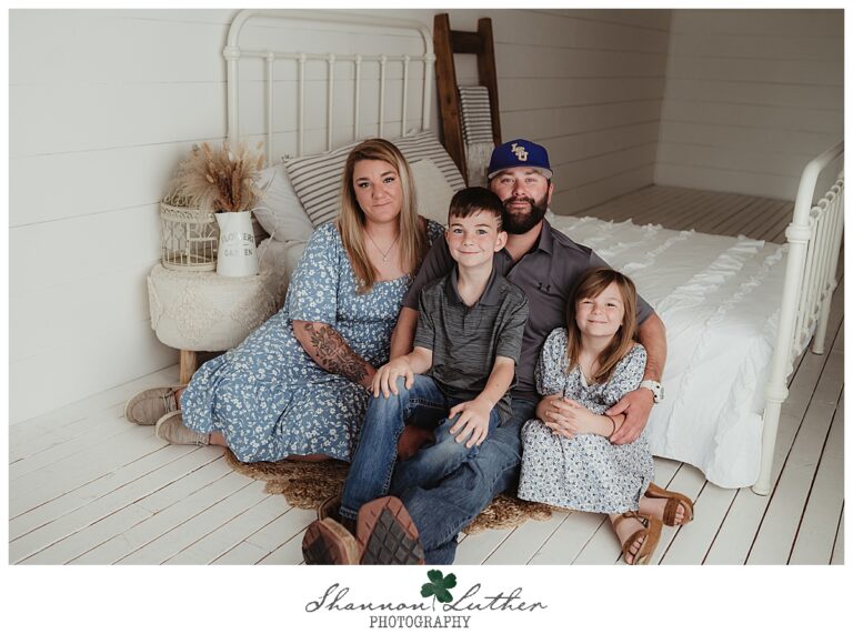 West Monroe Louisiana Family Portrait Photographer | Cowan Family Studio Portrait Mini-Session