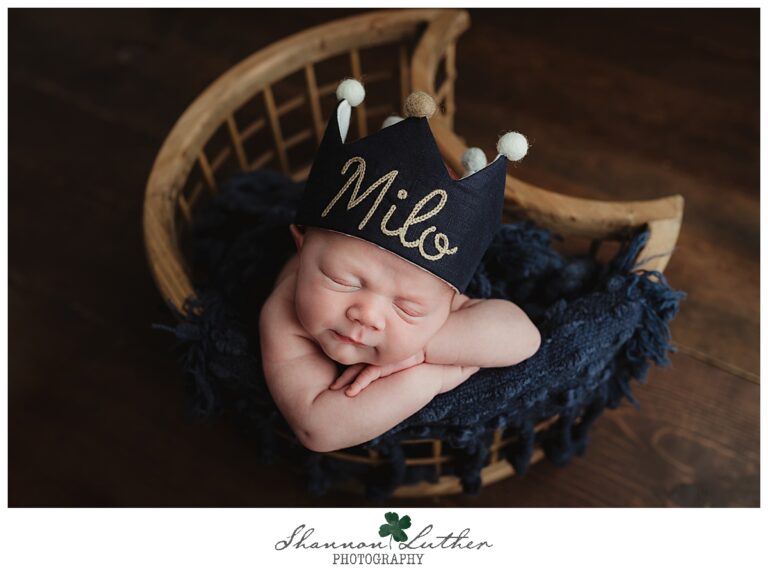Monroe Louisiana Newborn Portrait Photographer | Milo Newborn Studio Portrait Mini-Session