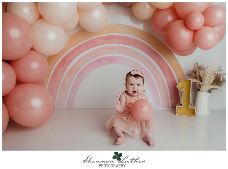 Monroe Louisiana Infant Portrait Photographer | Sophia 1 Year Studio Portrait Session