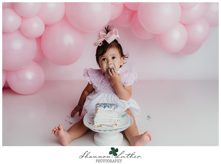 West Monroe Louisiana Infant Portrait Photographer | Alessi 12 Months Studio Portrait Session