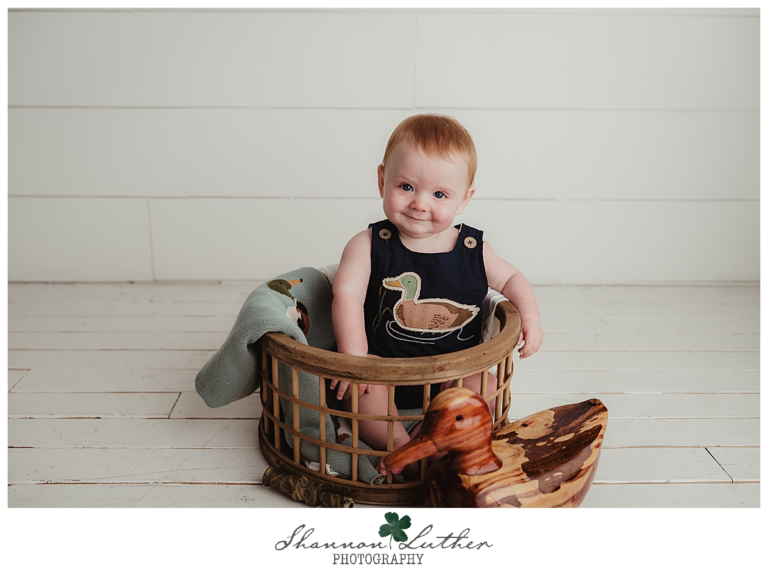 West Monroe Louisiana Infant Portrait Photographer | Walker Sitter Studio Portrait Session