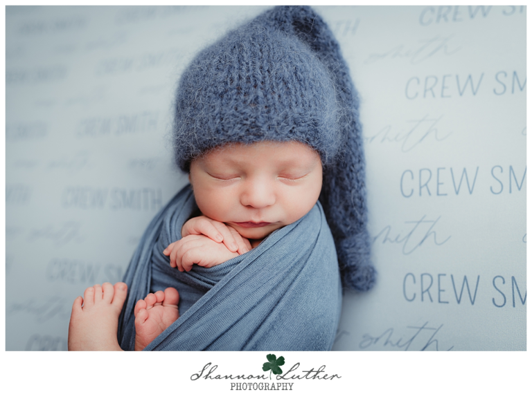 Monroe Louisiana Newborn Portrait Photographer | Crew Newborn Studio Portrait Mini-Session